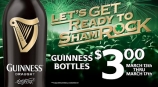 Shamrock Drink Special
